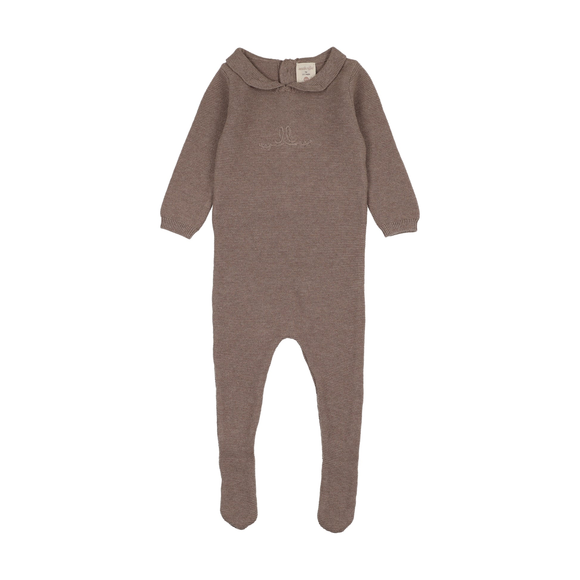 Analogie Knit Embroidered Footie - FW26 -