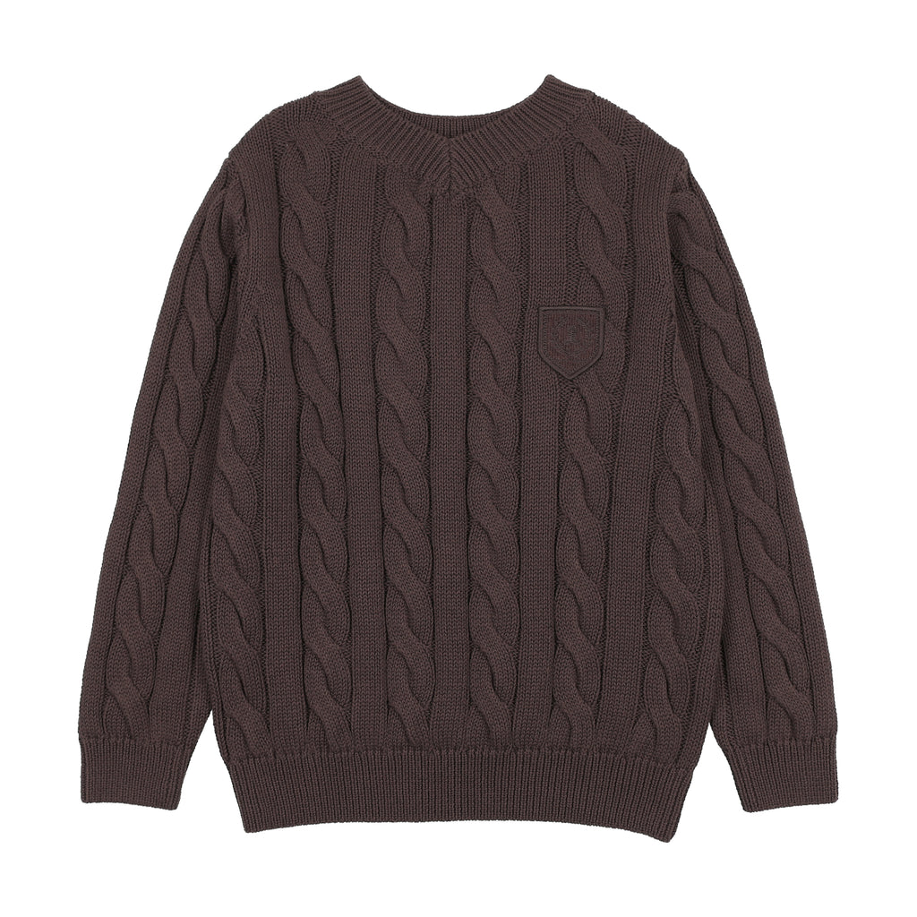 Analogie Chunky V Neck Sweater - FW26 -