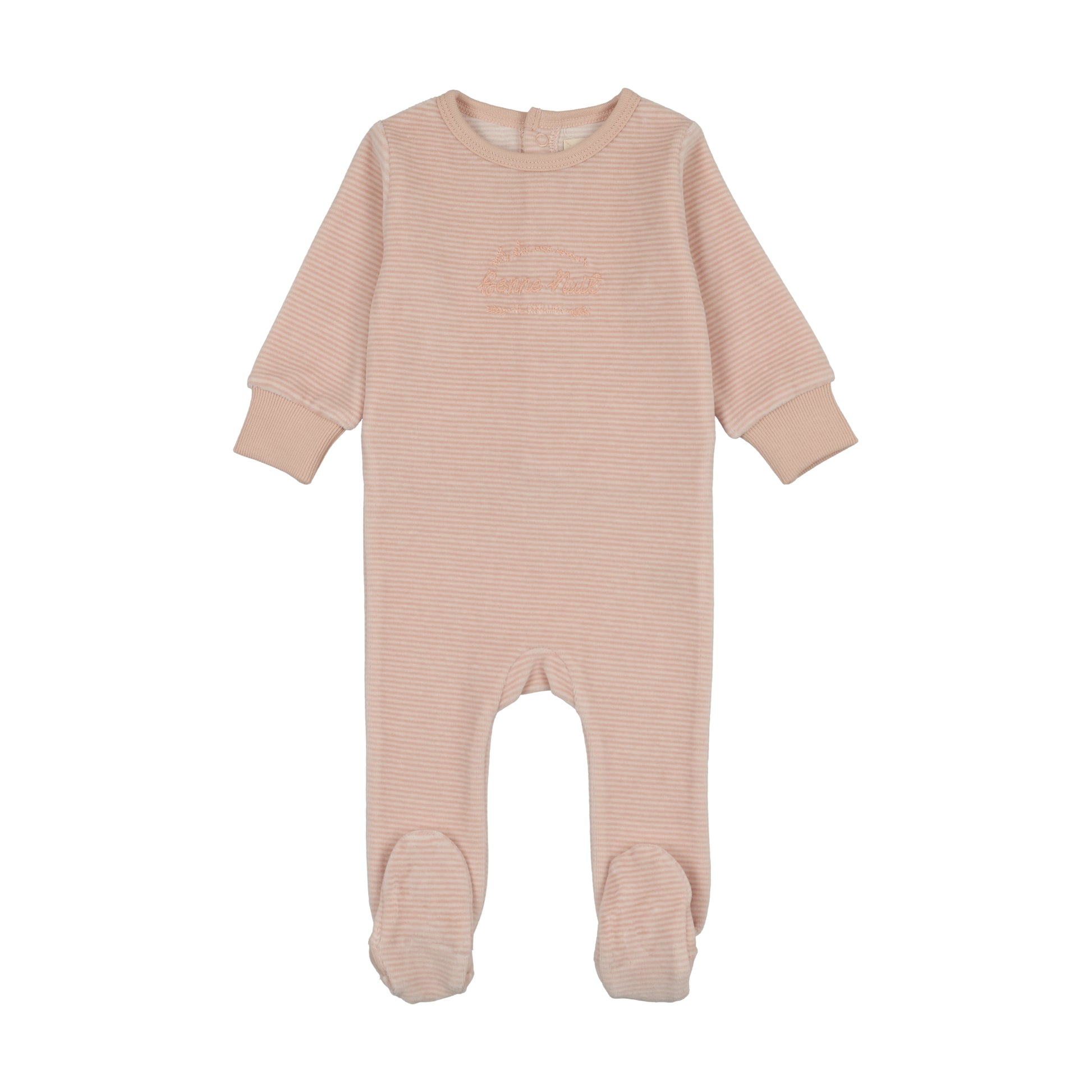 Lil Legs Velour Stripe Footie - FW26 -