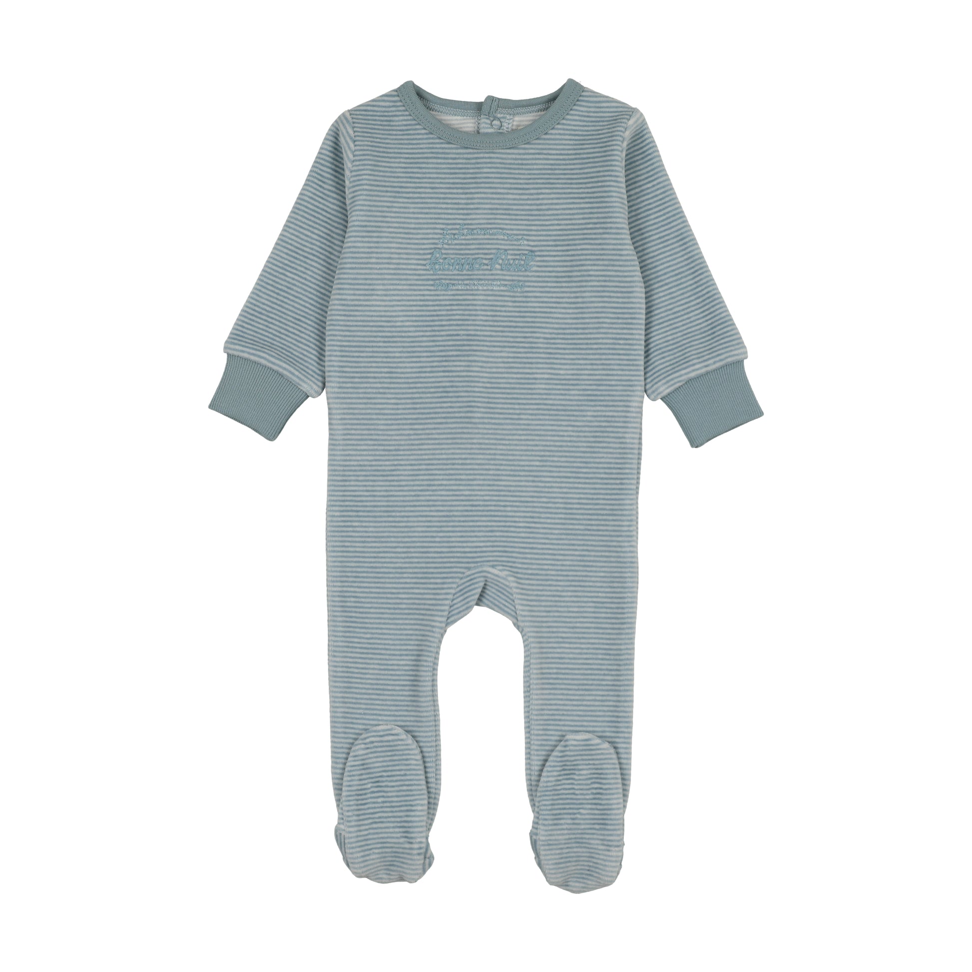 Lil Legs Velour Stripe Footie - FW26 -