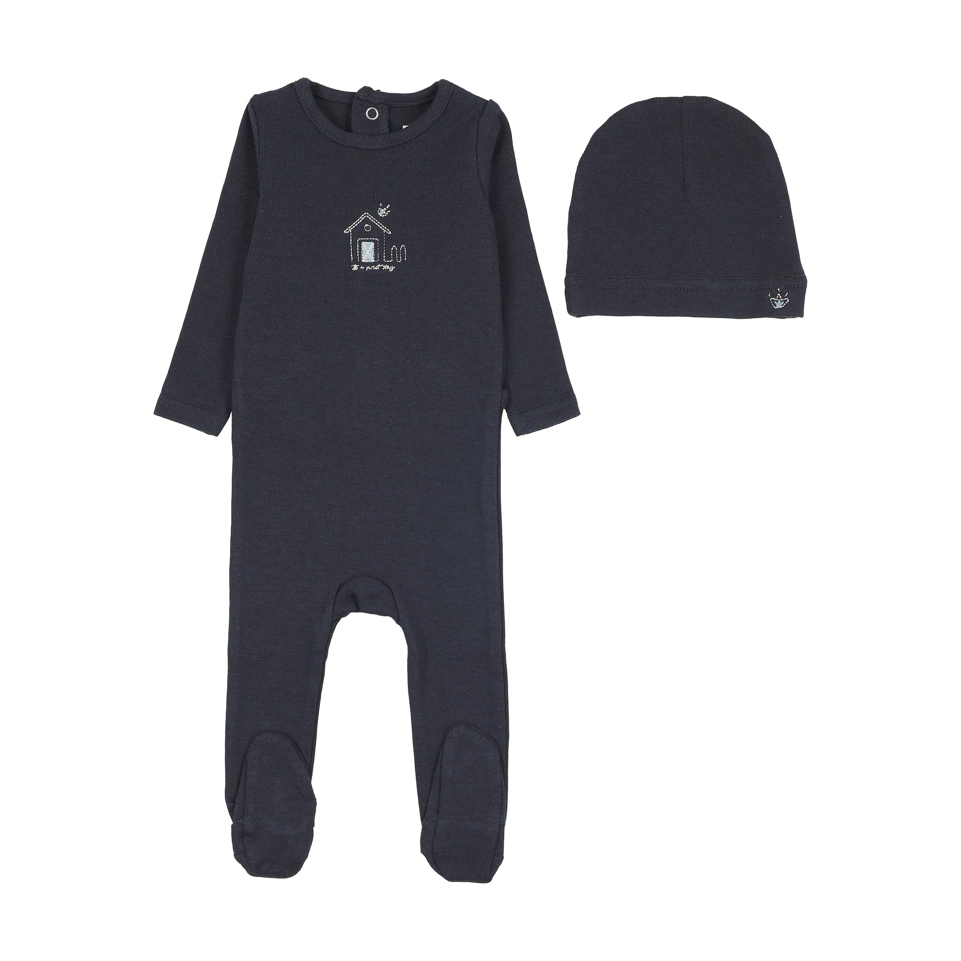 Analogie Sweet Campaign Boys Embroidered Footie Set - FW26 -