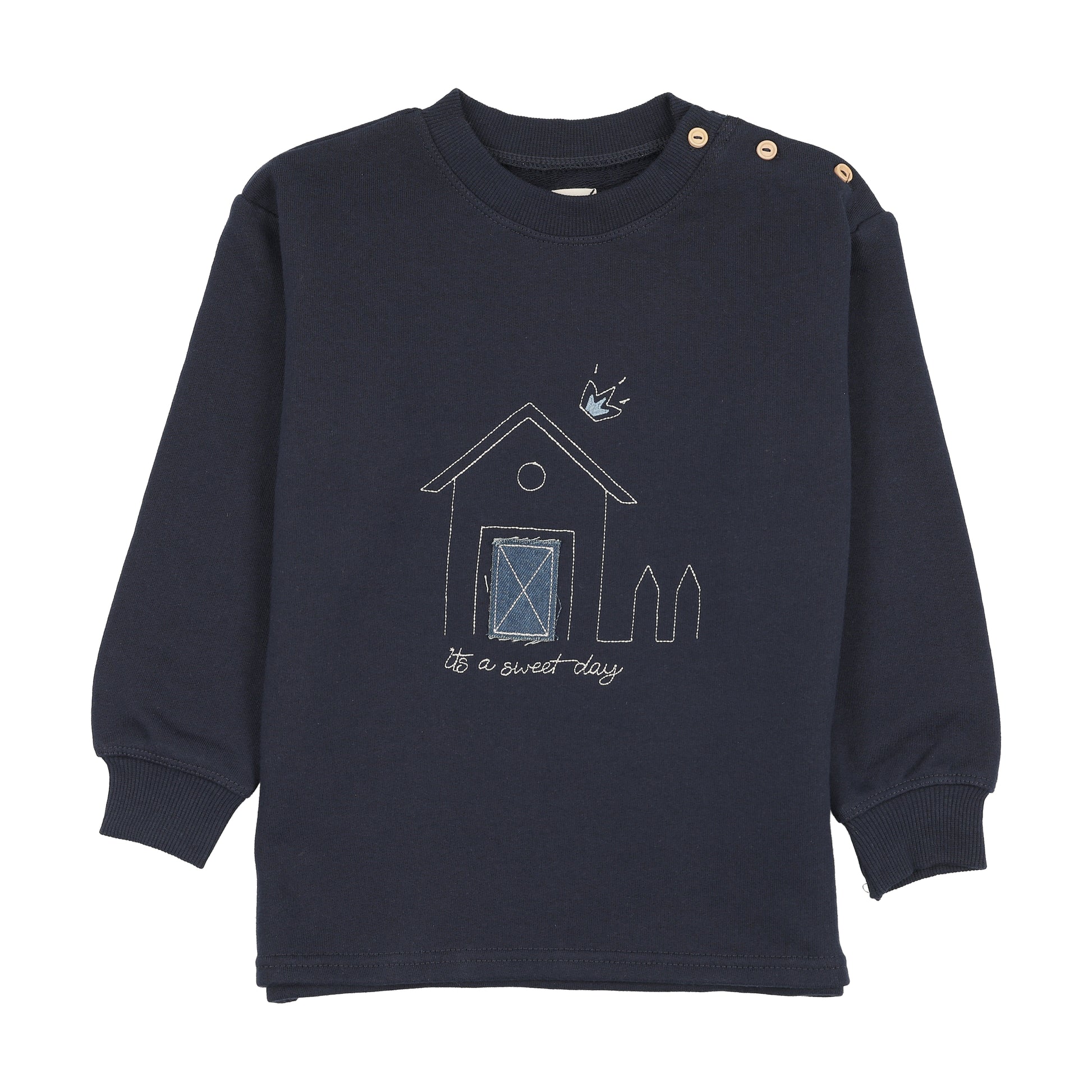 Analogie Sweet Campaign Boys Embroidered Sweatshirt - FW26 -