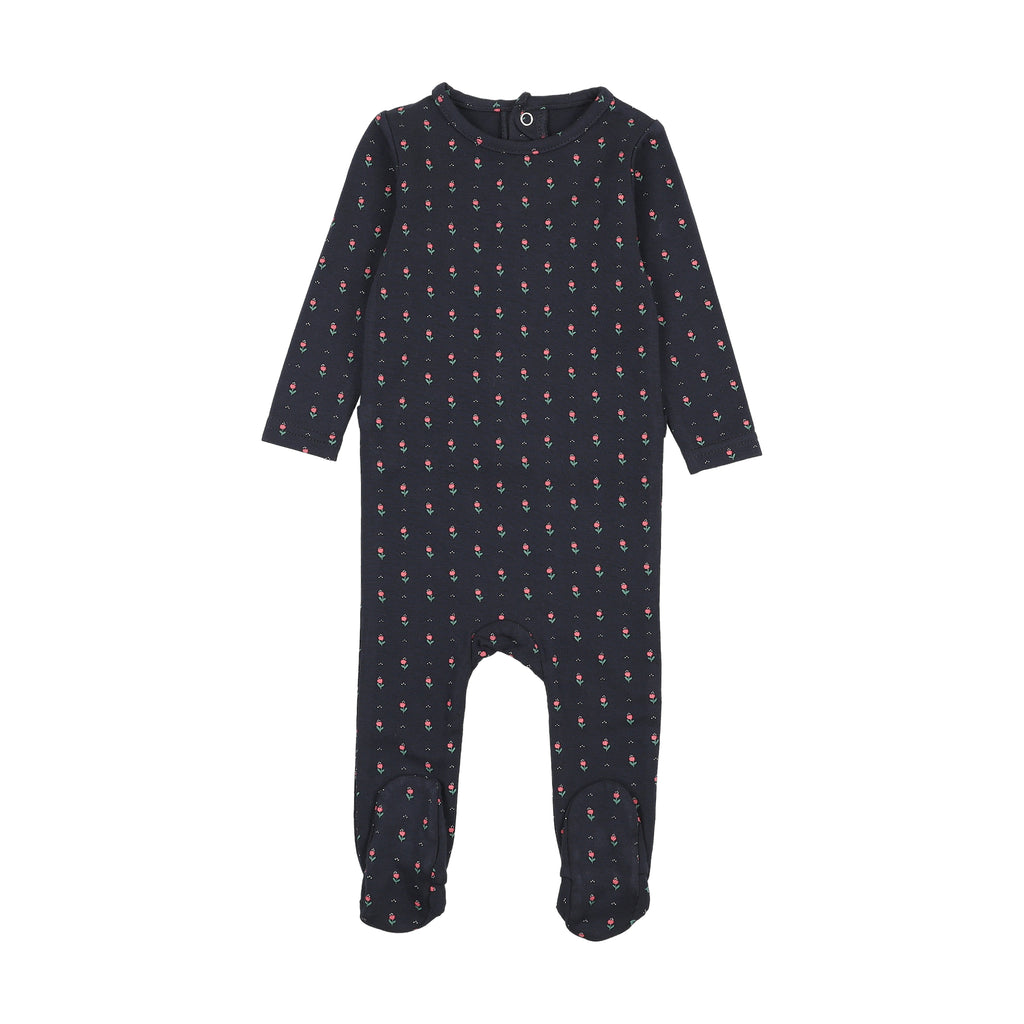 Analogie Sweet Campaign Girls Embroidered Footie - FW26 -