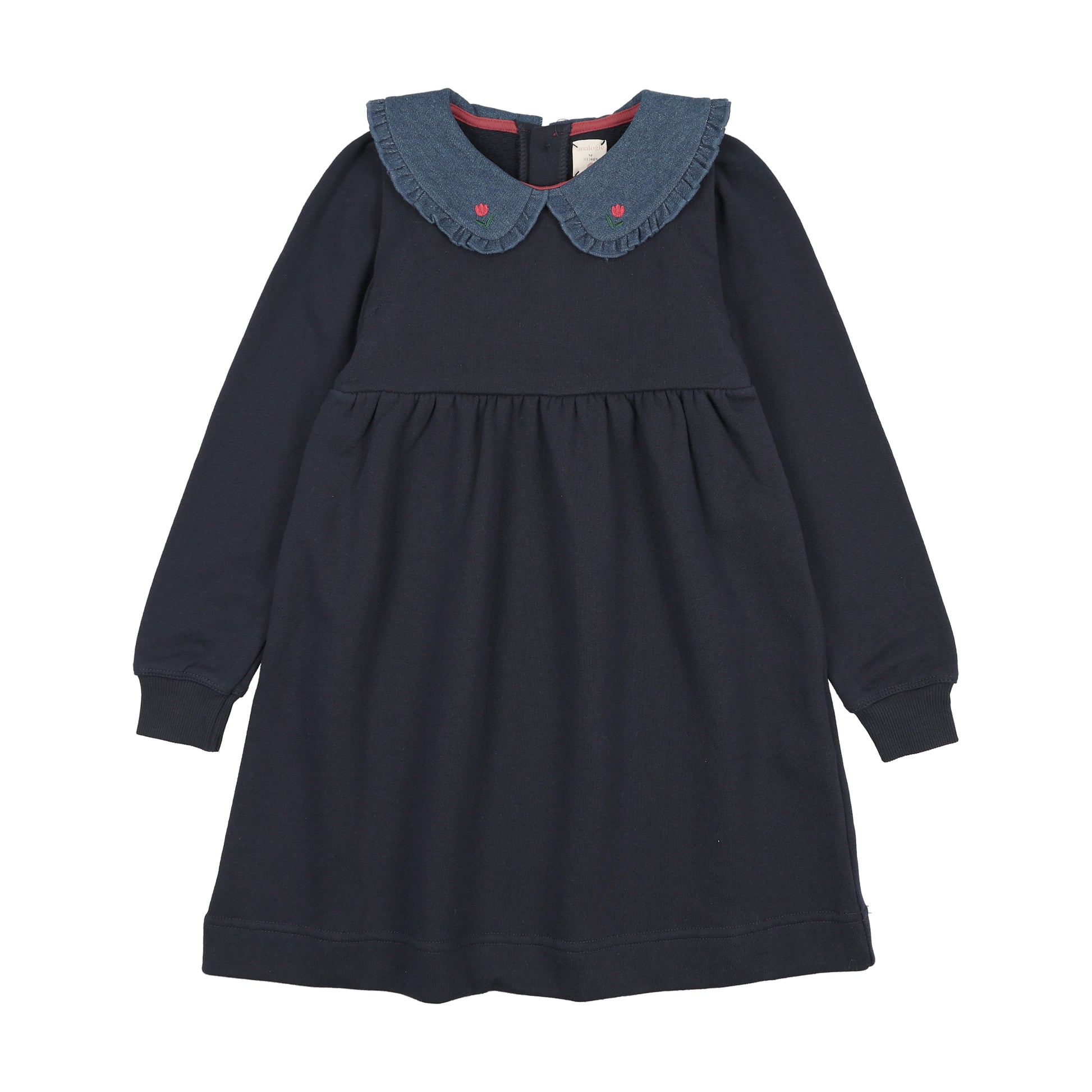 Analogie Sweet Campaign Denim Collar Sweatshirt Dress - FW26 -
