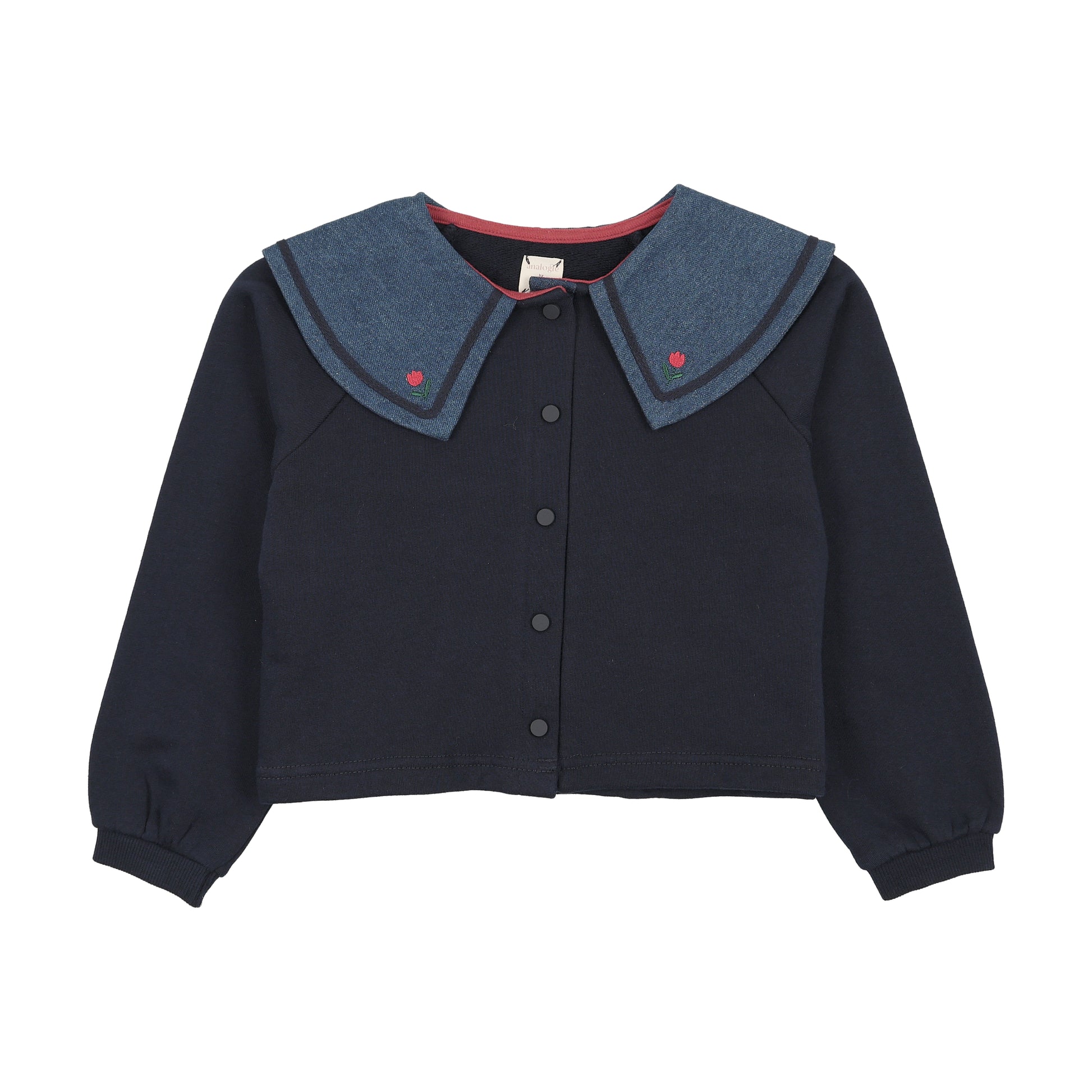 Analogie Sweet Campaign Sailor Collar Cardigan - FW26 -