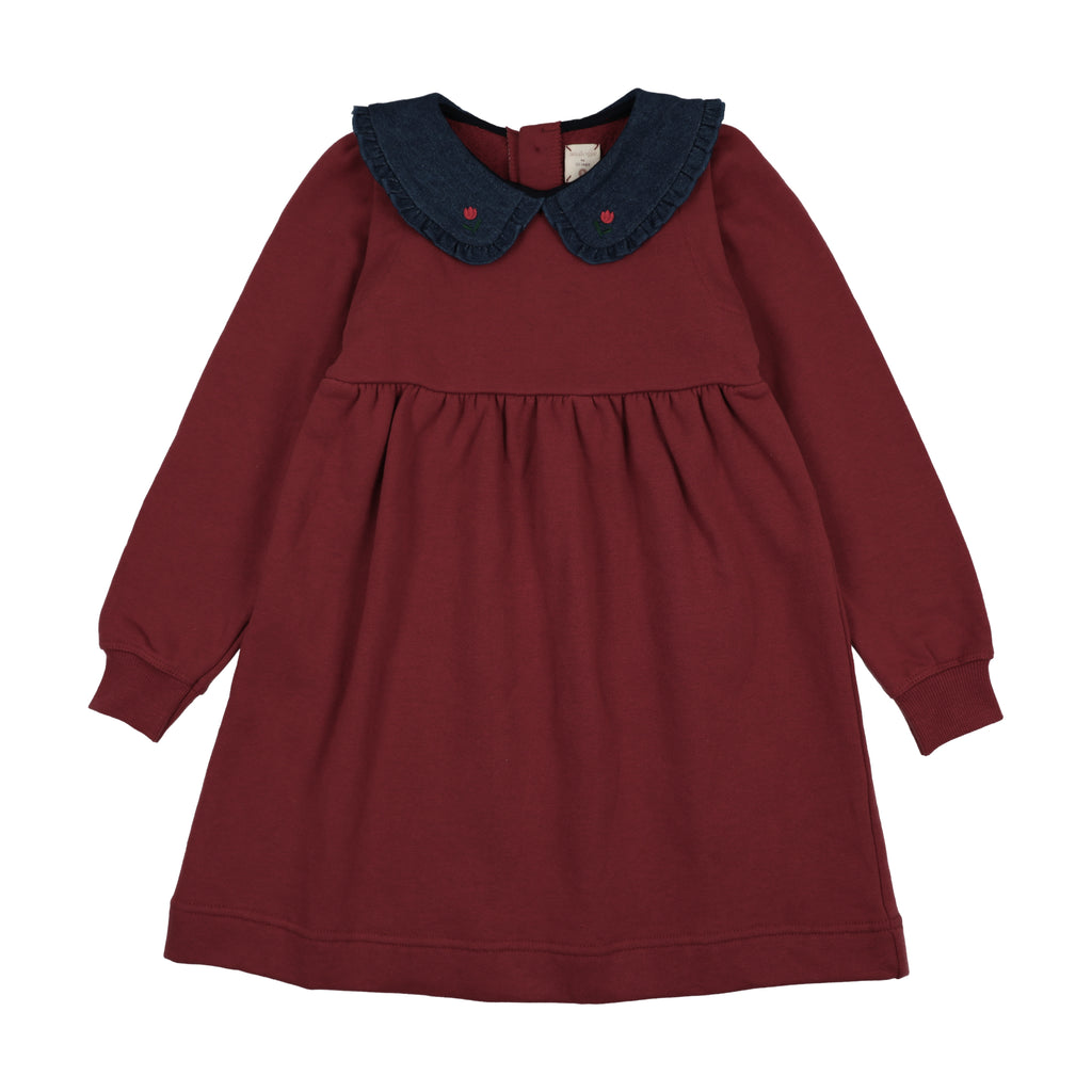Analogie Sweet Campaign Denim Collar Sweatshirt Dress - FW26 -