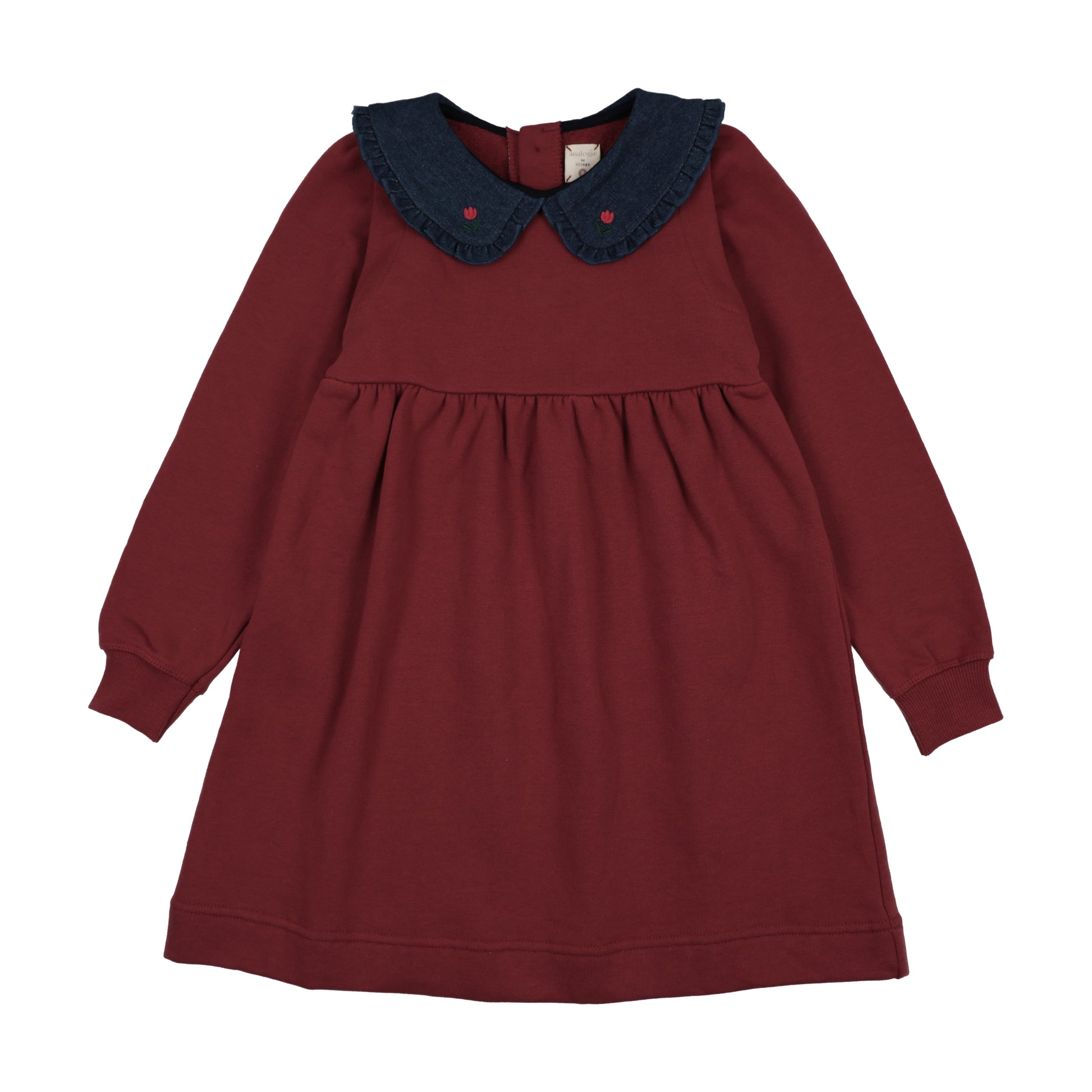 Analogie Sweet Campaign Denim Collar Sweatshirt Dress - FW26 -