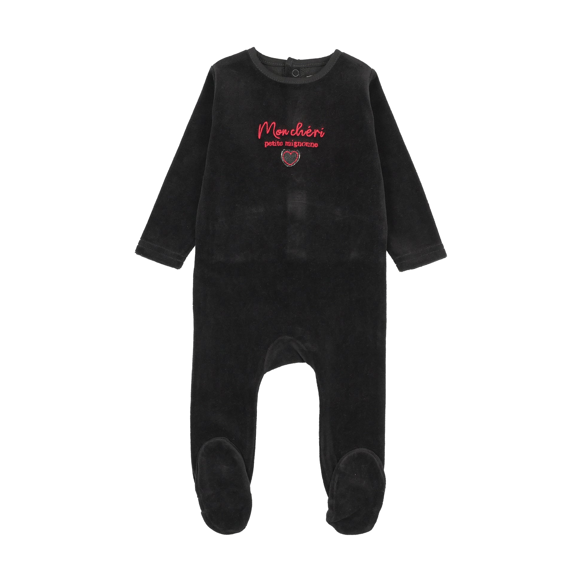 Analogie Velour Baby Footie - FW26 -