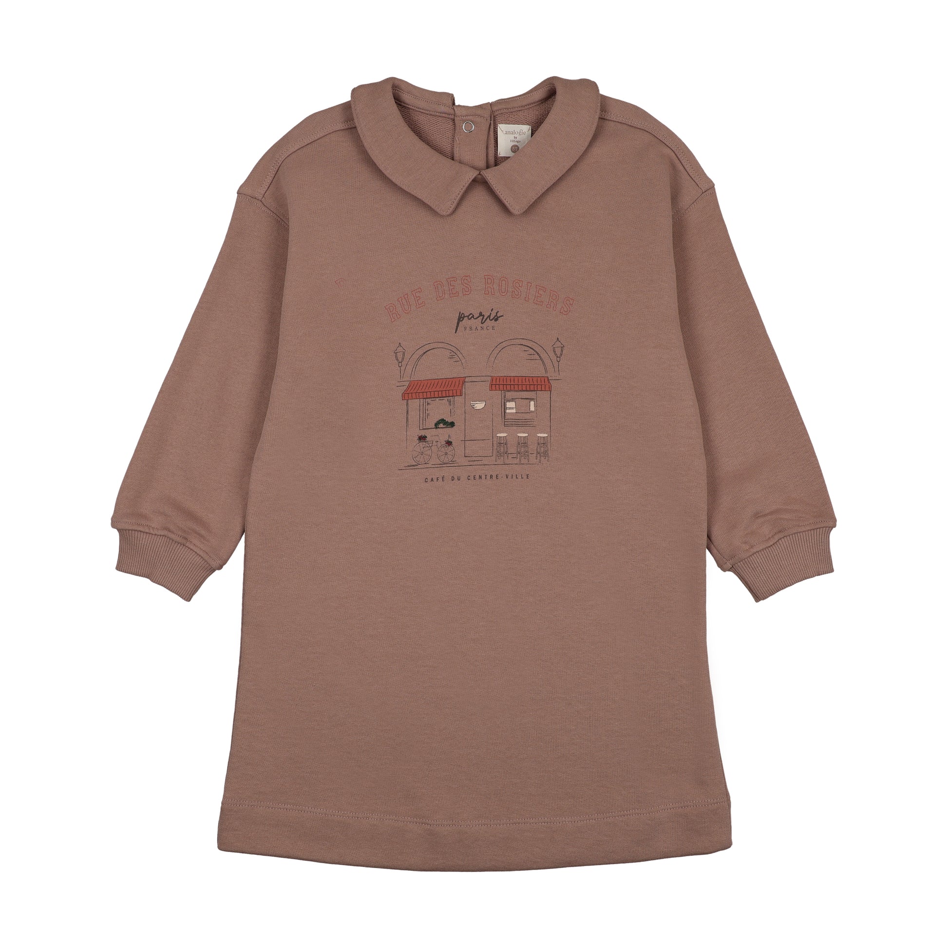 Analogie Cafe Girls Sweatshirt Dress - FW26 -