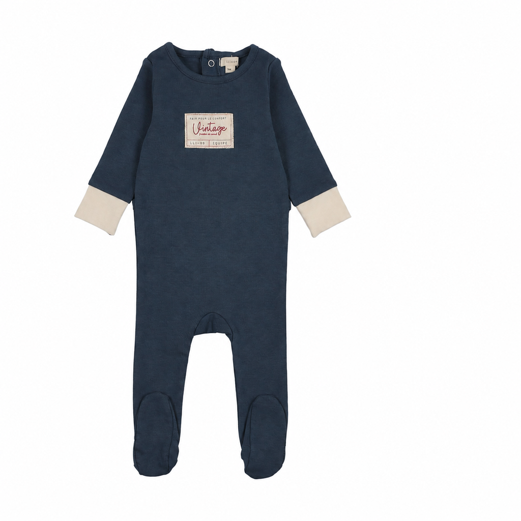 Lil Legs Color Block Footie - FW26 -