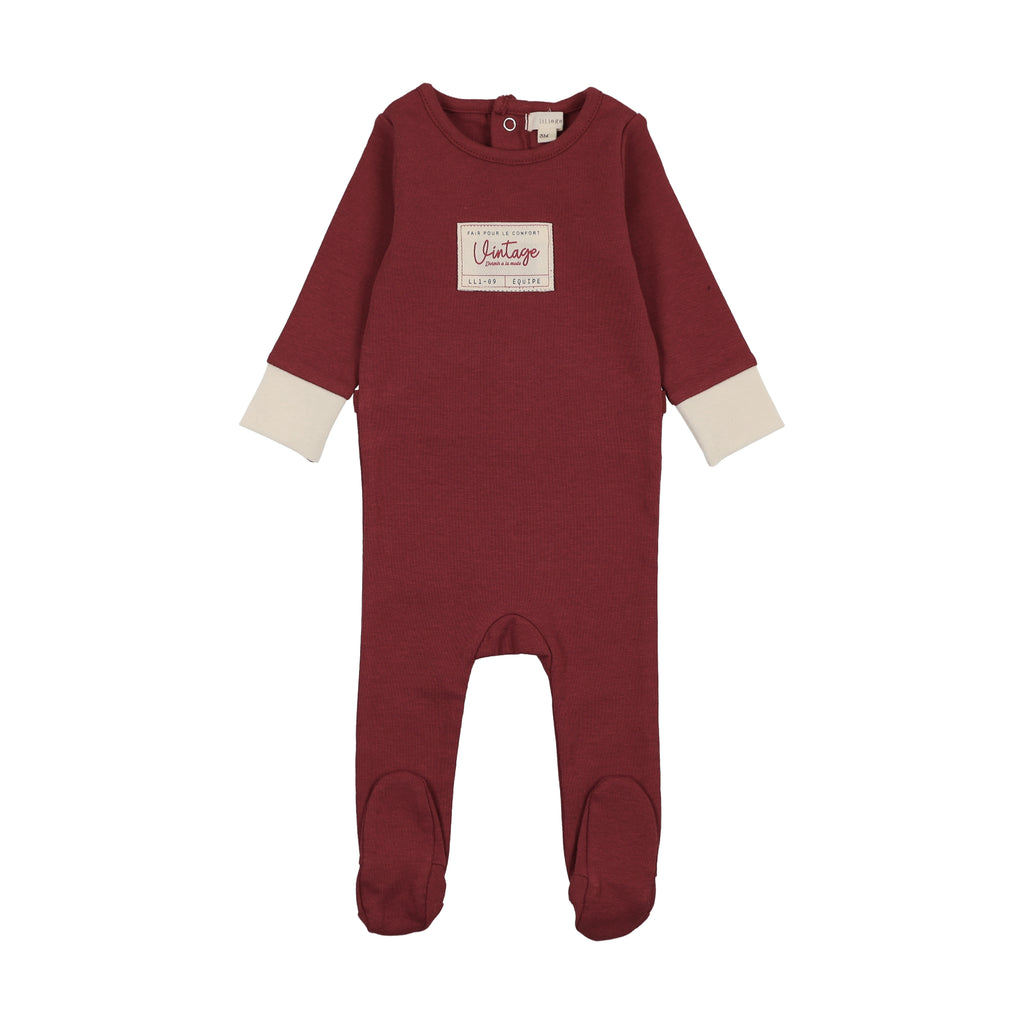 Lil Legs Color Block Footie - FW26 -
