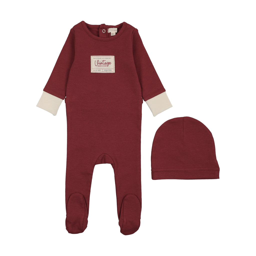 Lil Legs Color Block Footie Set - FW26 -
