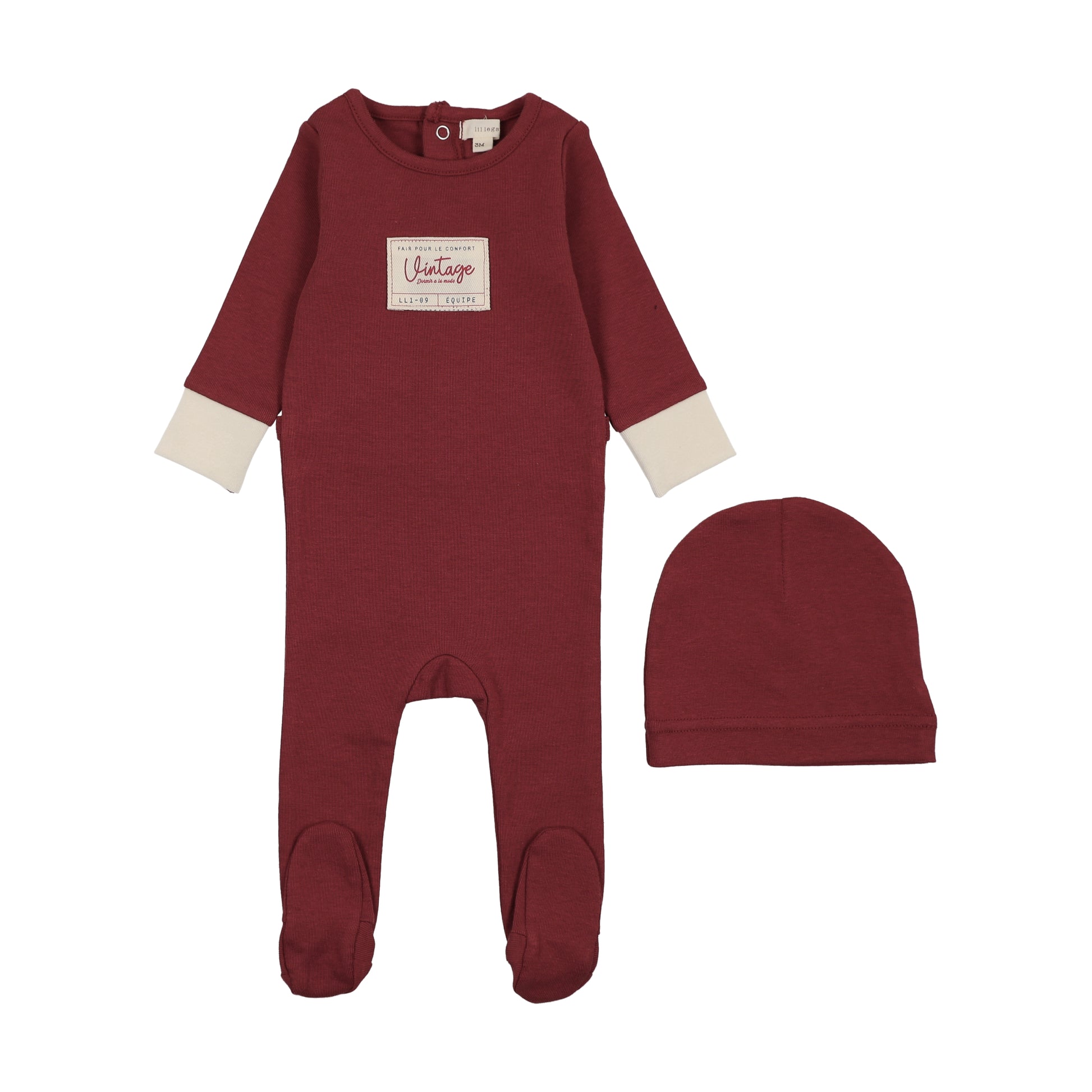 Lil Legs Color Block Footie Set - FW26 -