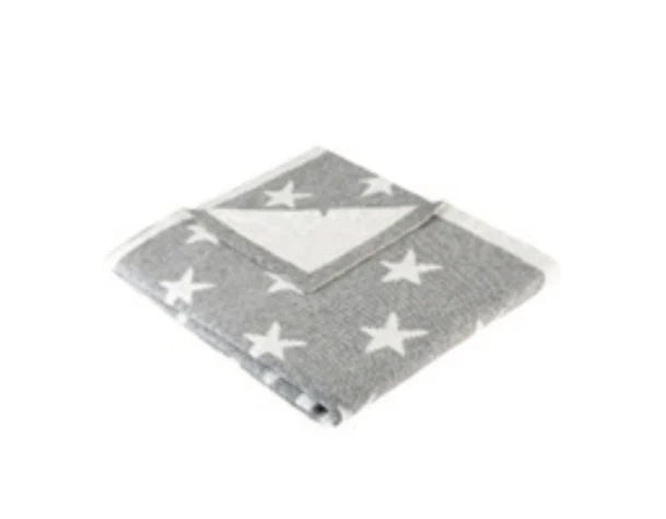 Mini Pocket 100% Cotton Knit Blanket -