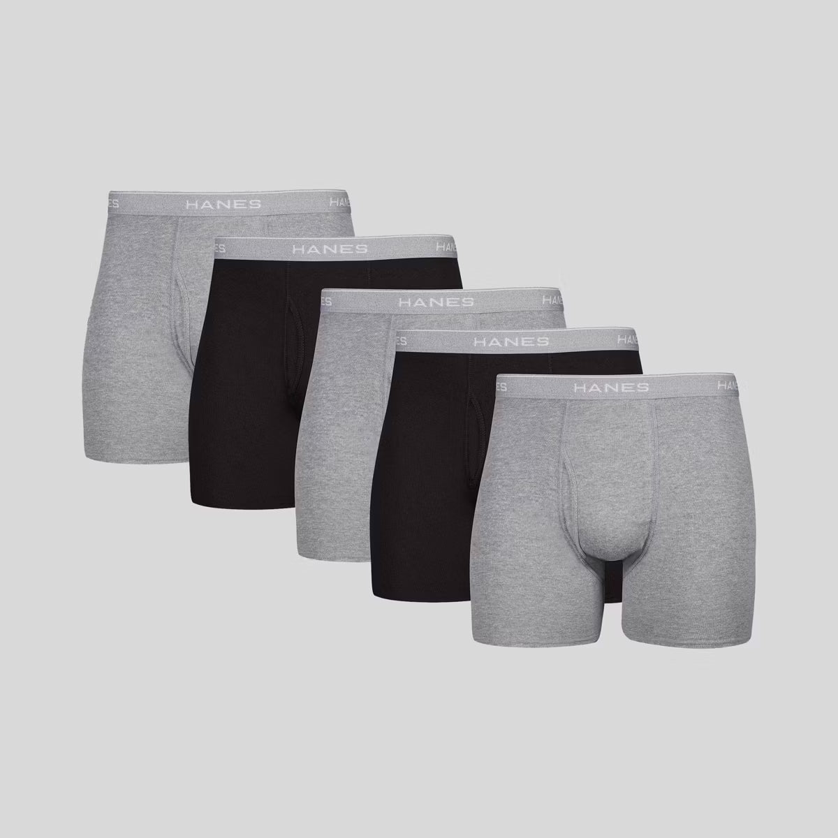 Hanes Mens Boxer Briefs - 4 Pack - ST23G4 -