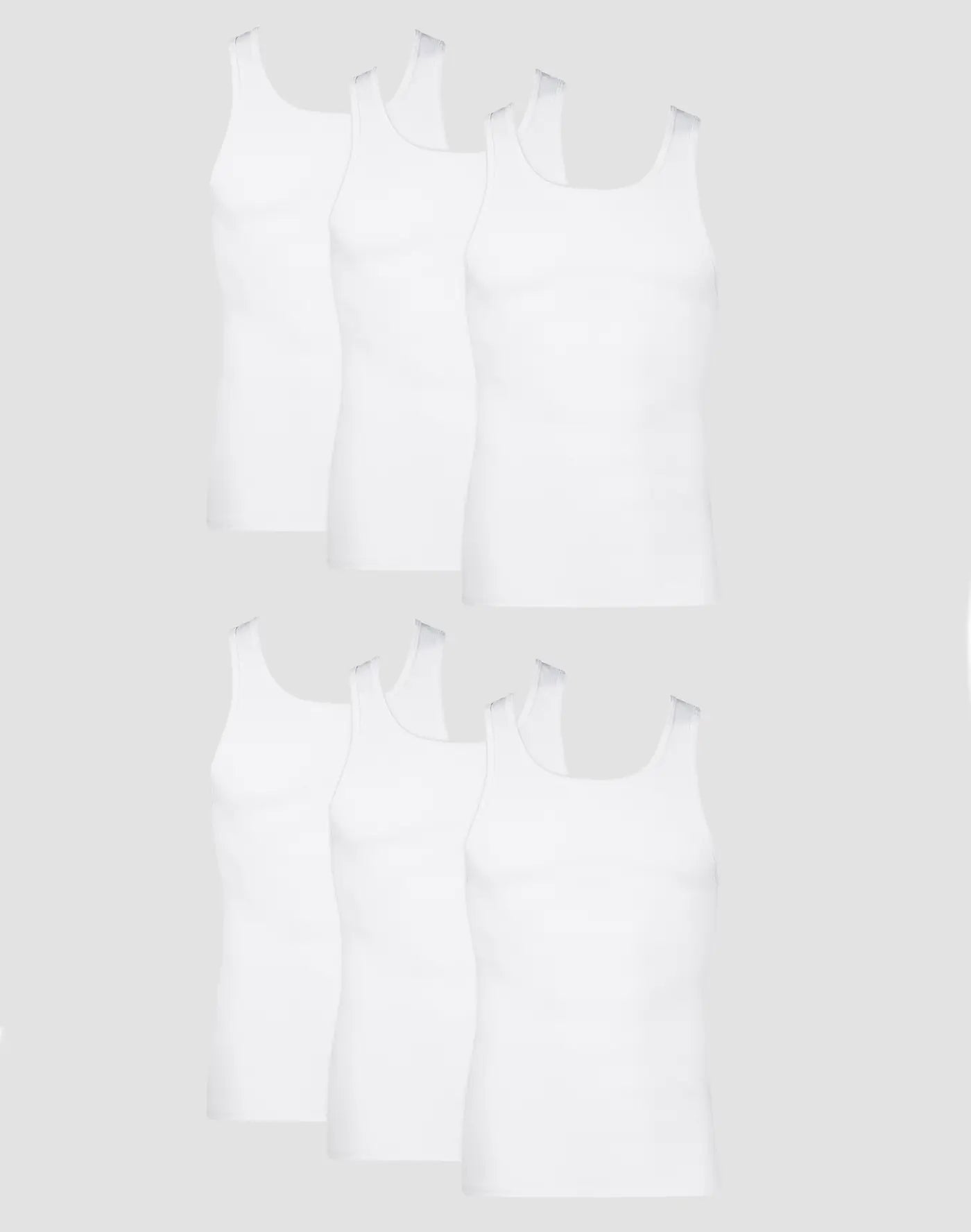 Hanes Mens V-Neck Undershirts - 6 Pack - 777VP6 -