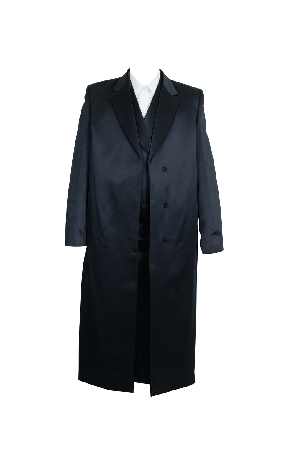 Madison Double Breasted Satin Bekitcha -