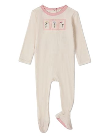 MiniMoi Framed Florals Footie - SS26 -
