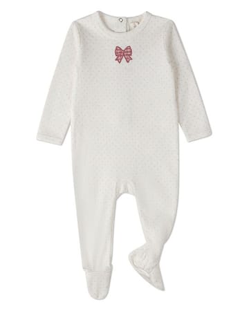 MiniMoi Girls Put A Bow On It Footie - S26 -