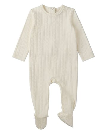 MiniMoi Faux Cable Knit Footie - SS26 -