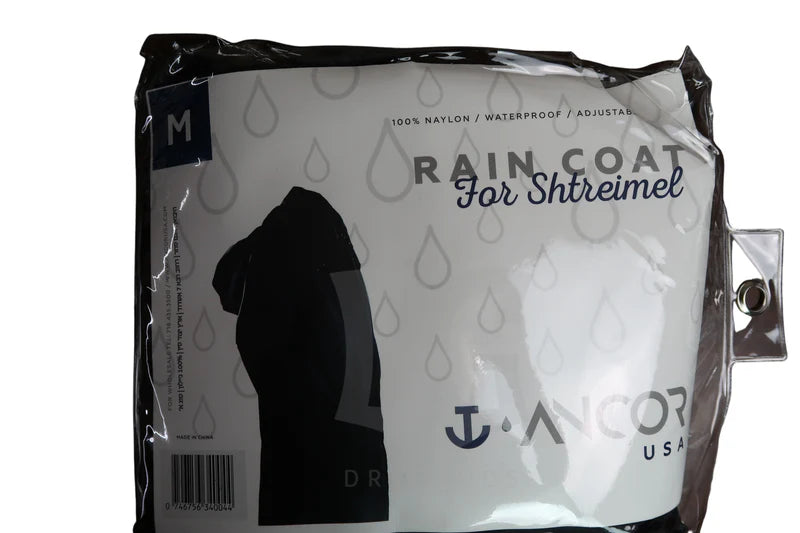 Ancor USA Raincoat For Shtreimel W/ Zipper -
