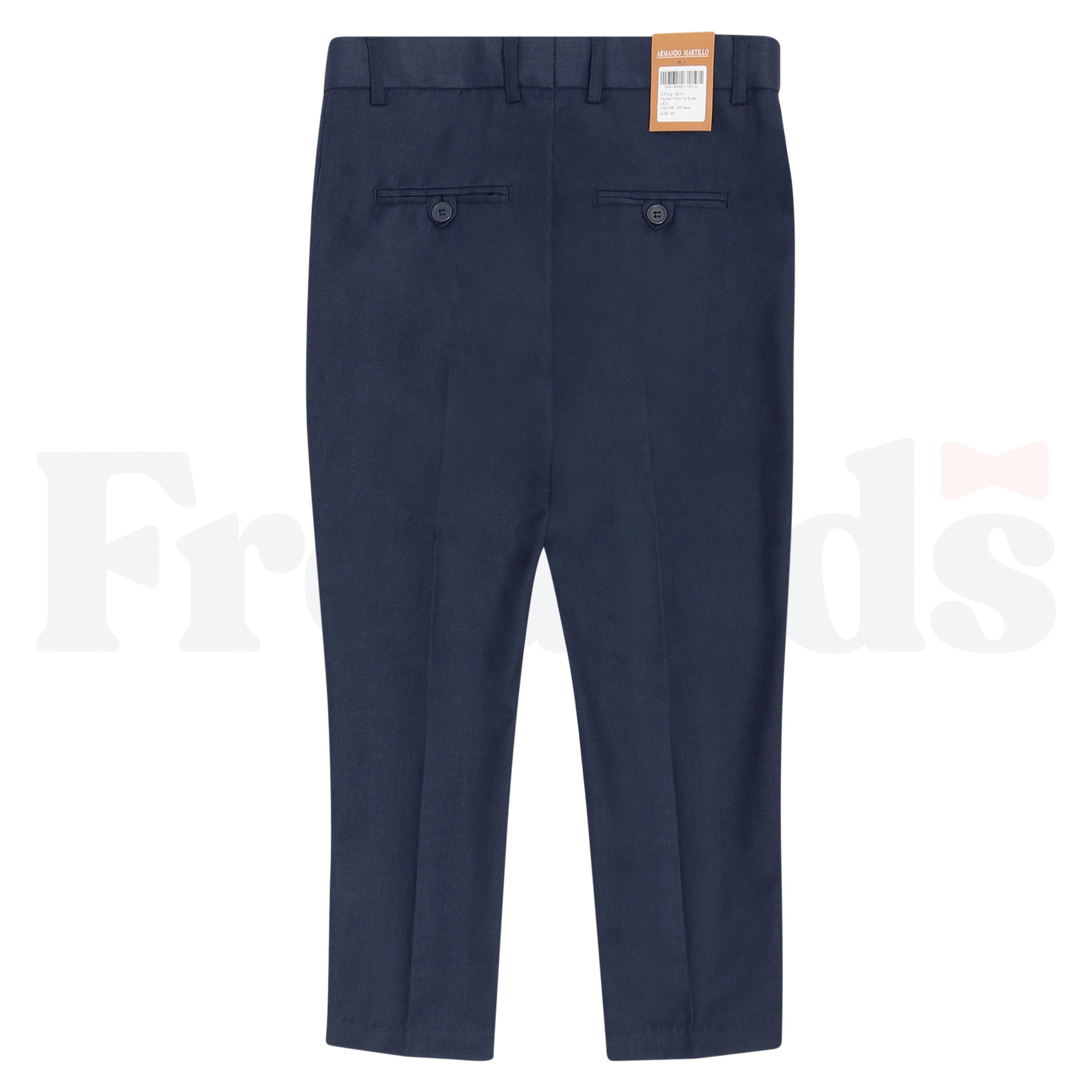 Armando Martillo Dress Pants - Husky Fit - Slim Legs - Adjustable Waist - 607H -