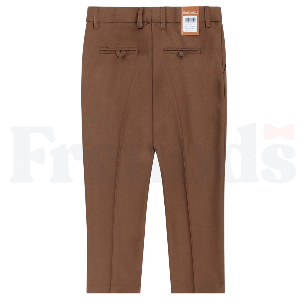 Armando Martillo Dress Pants - Husky Fit - Slim Legs - Adjustable Waist - 607H -