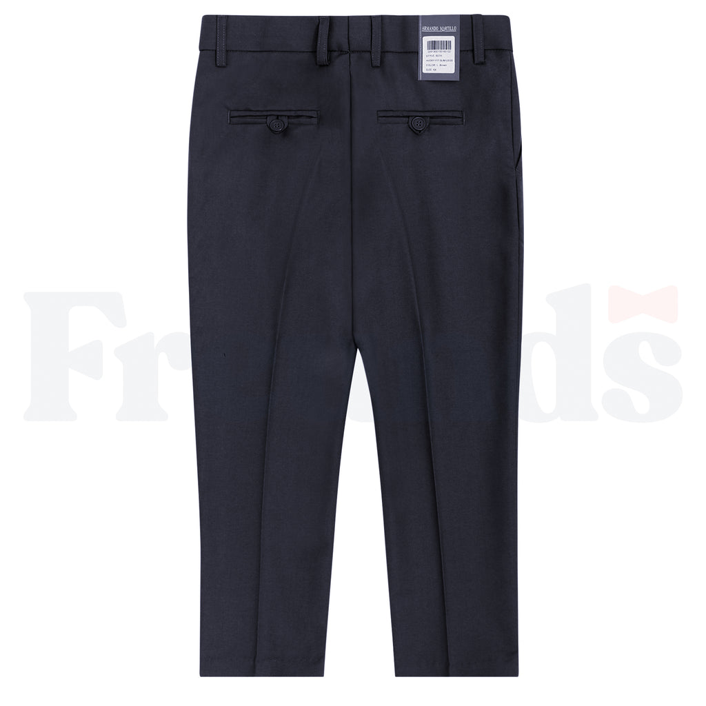 Armando Martillo Dress Pants - Husky Fit - Slim Legs - Adjustable Waist - 607H -