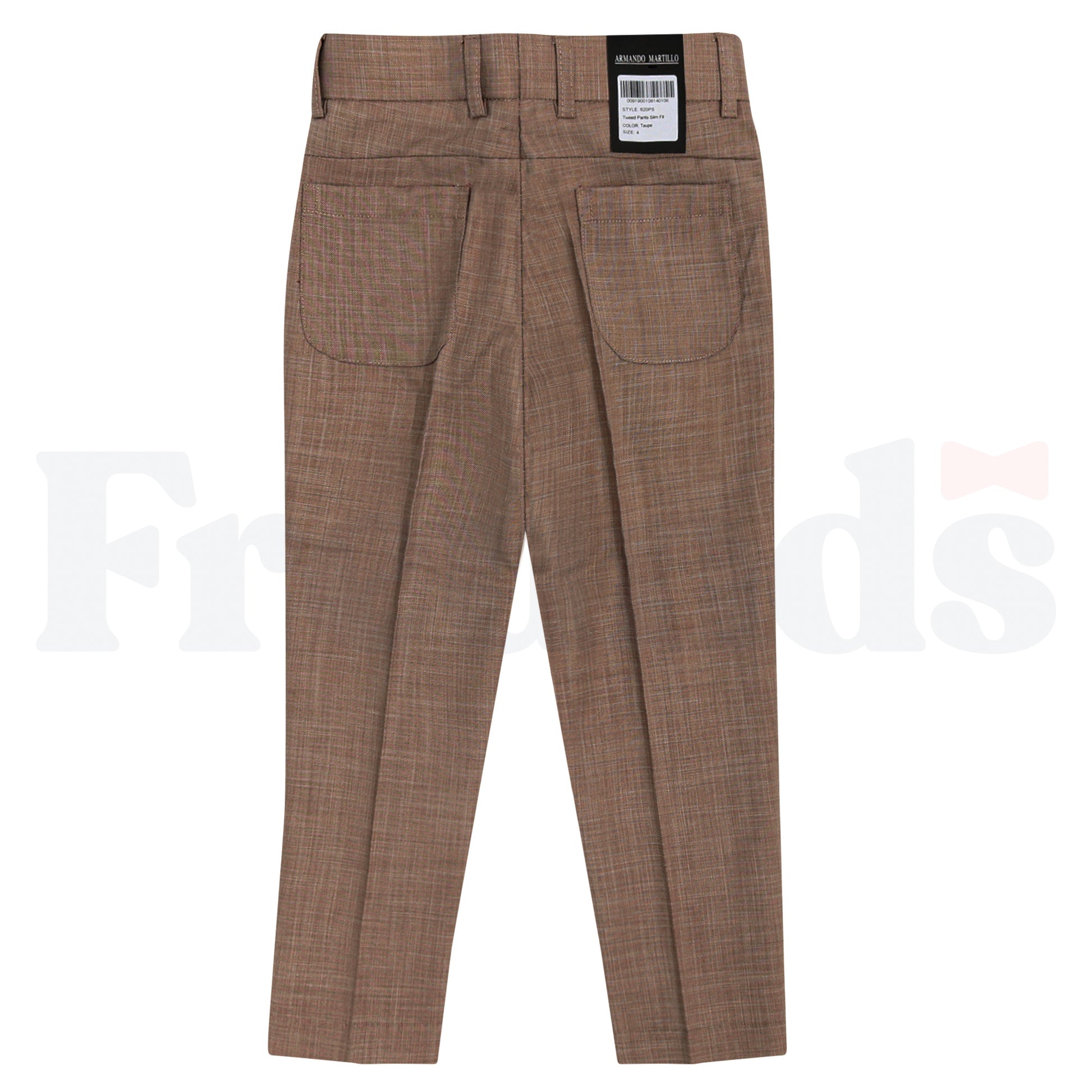 Armando Martillo Boys Tweed Dress Pants - Toddler Sizes - Slim Fit - 620PS -