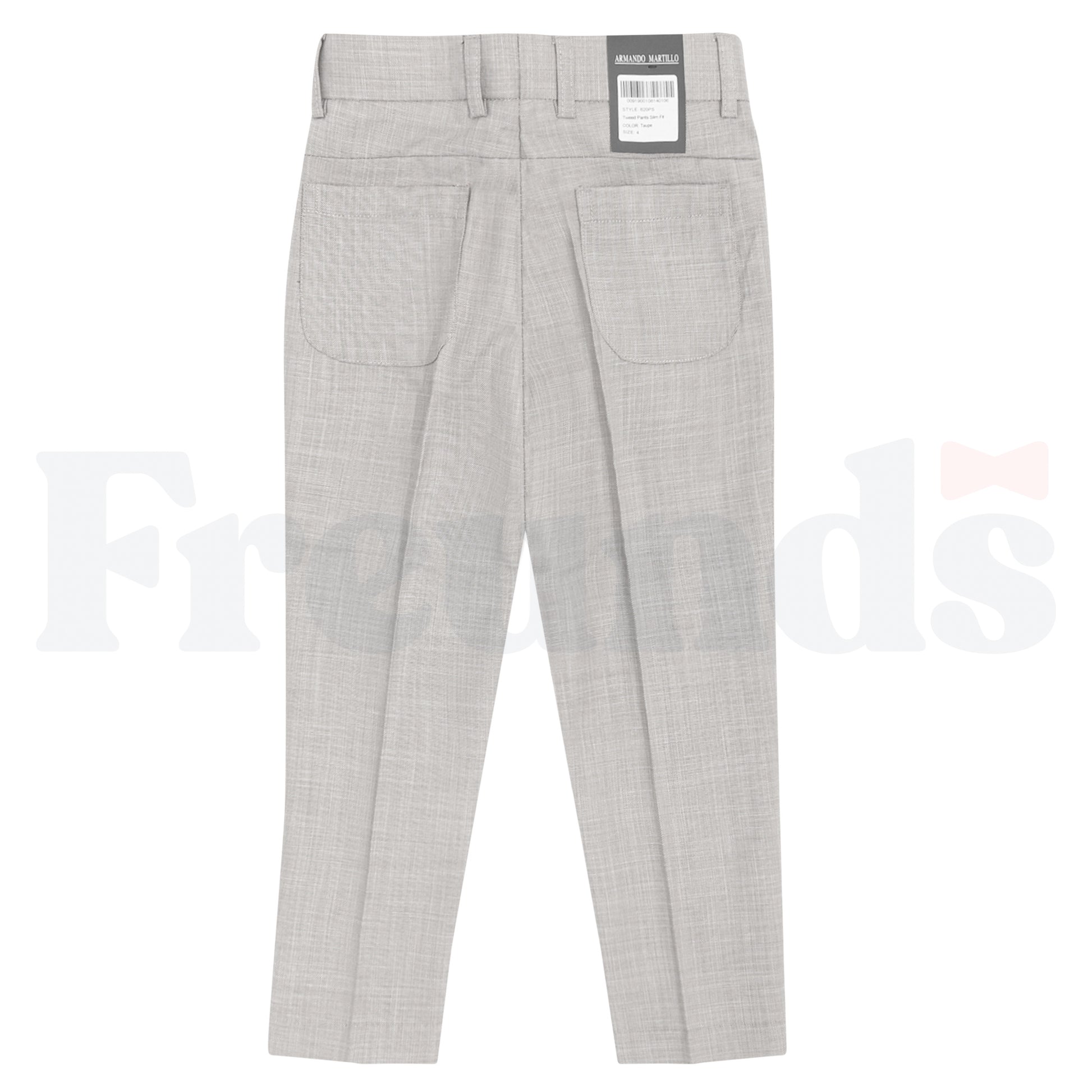 Armando Martillo Boys Tweed Dress Pants - Slim Fit - 620PS -
