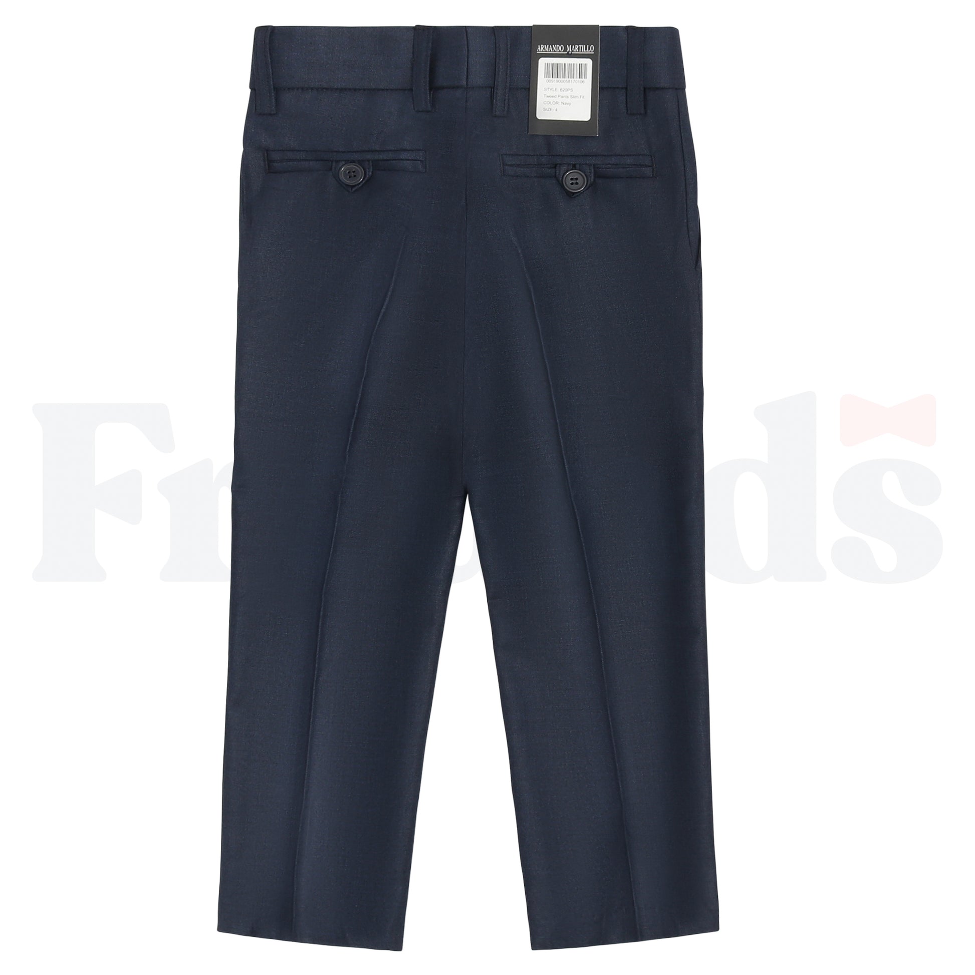 Armando Martillo Boys Tweed Dress Pants - Slim Fit - 620PS -