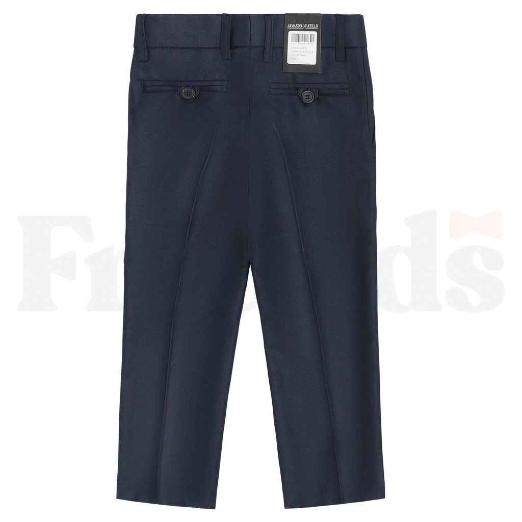 Armando Martillo Boys Tweed Dress Pants - Toddler Sizes - Slim Fit - 620PS -