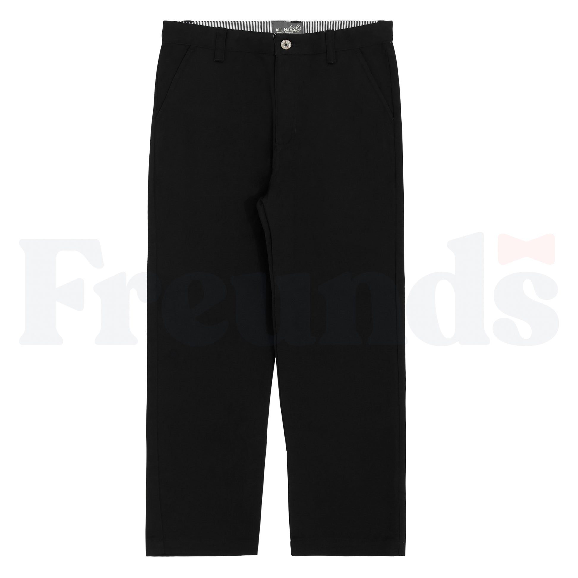 All Navy Boys Poly/Cotton Pants  - Husky Fit -