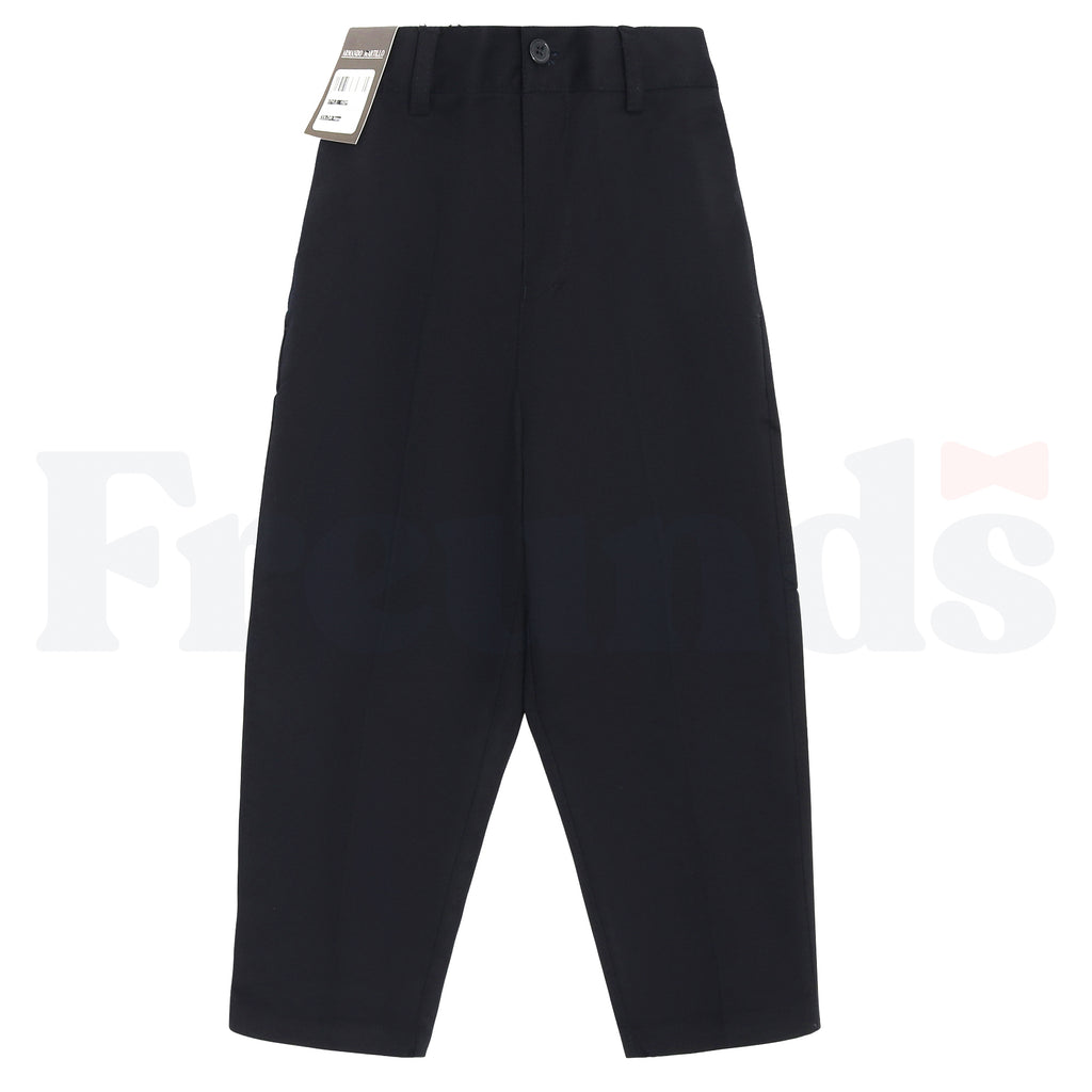 Armando Martillo Boys Poly/Cotton Pants - Regular Fit - Back Elastic - Flat Front - 152P -