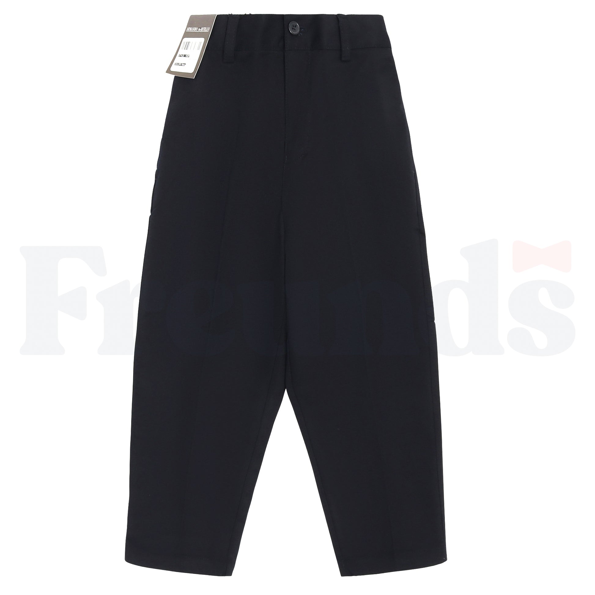 Armando Martillo Boys Poly/Cotton Pants - Regular Fit - Back Elastic - Flat Front - 152P -