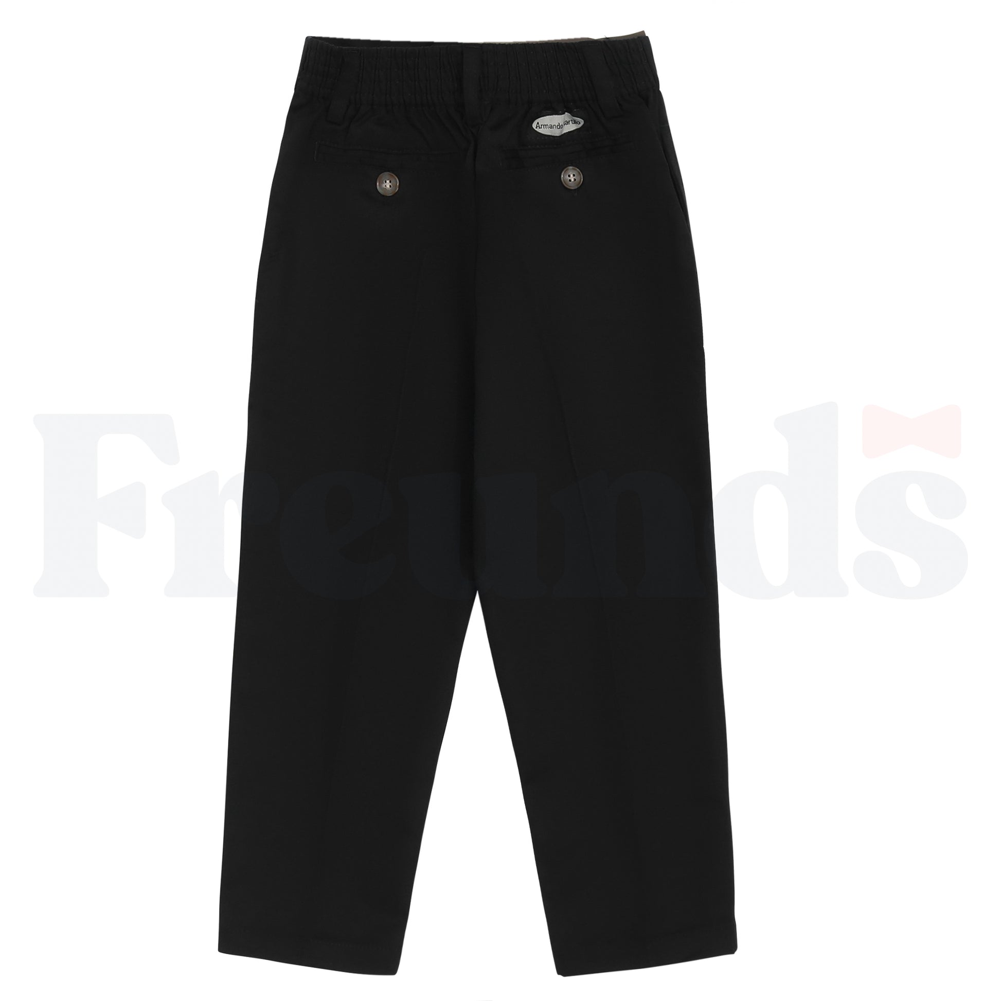 Armando Martillo Boys Poly/Cotton Pants - Regular Fit - Back Elastic - Flat Front - 152P -