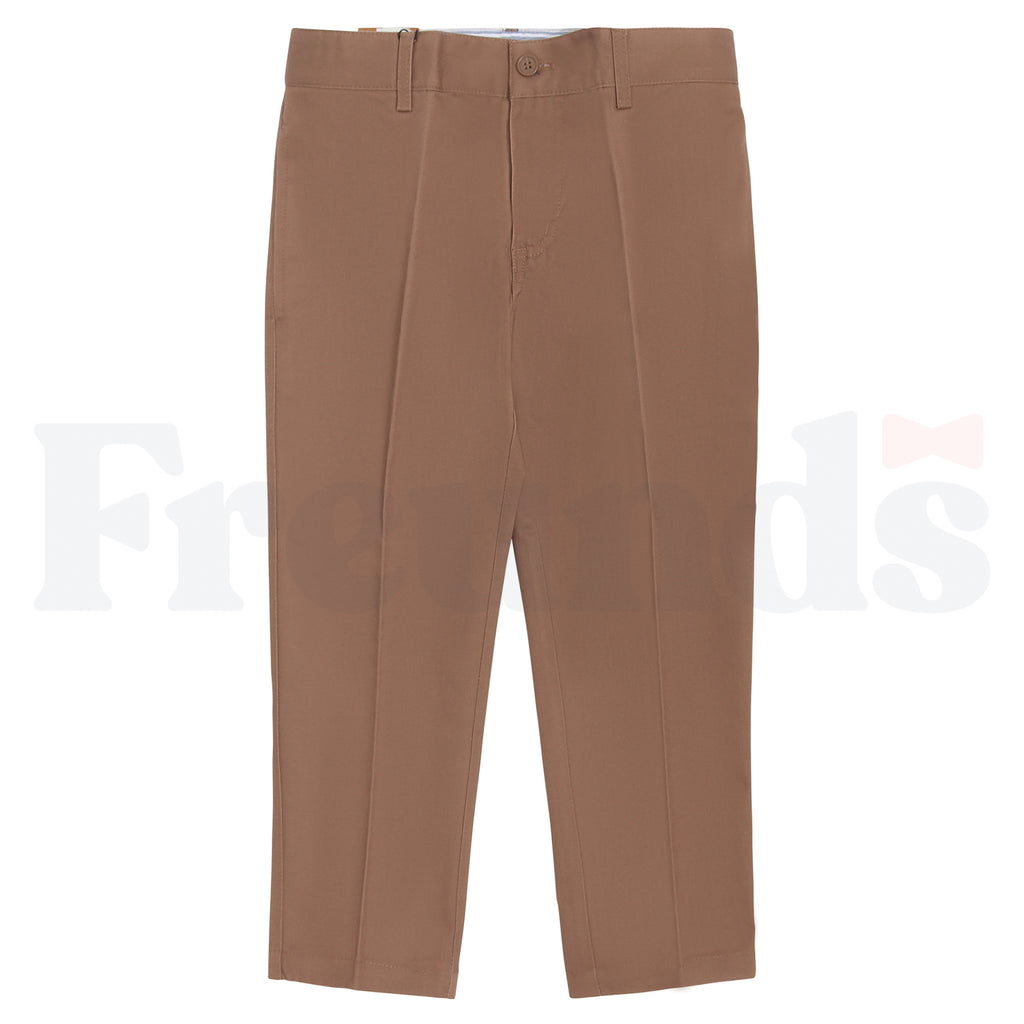 Armando Martillo Boys Poly/Cotton Pants - Husky Fit/Slim Legs - Brown Collection - 157H -