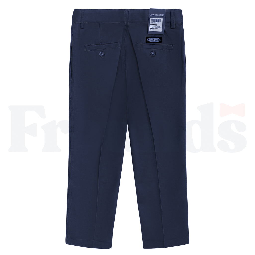Armando Martillo Boys Poly/Cotton Pants - Husky Fit/Slim Legs - 157H -