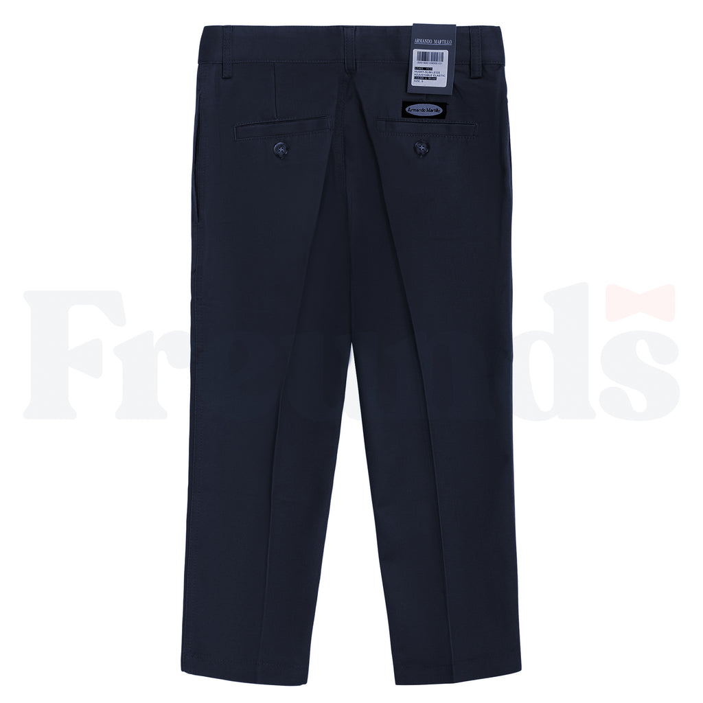 Armando Martillo Boys Poly/Cotton Pants - Husky Fit/Slim Legs - 157H -