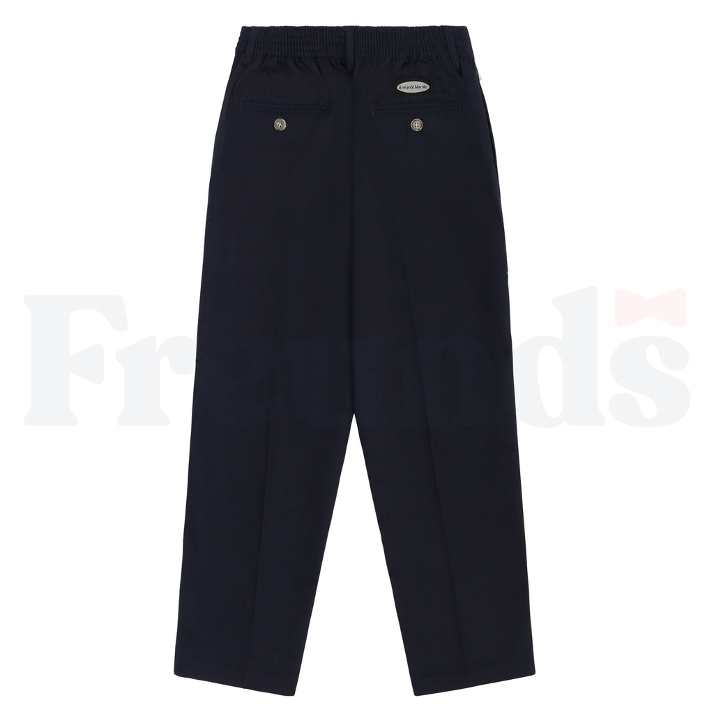 Armando Martillo Boys Poly/Cotton Pants - Husky Fit - Flat Front - Back Elastic - 158H -