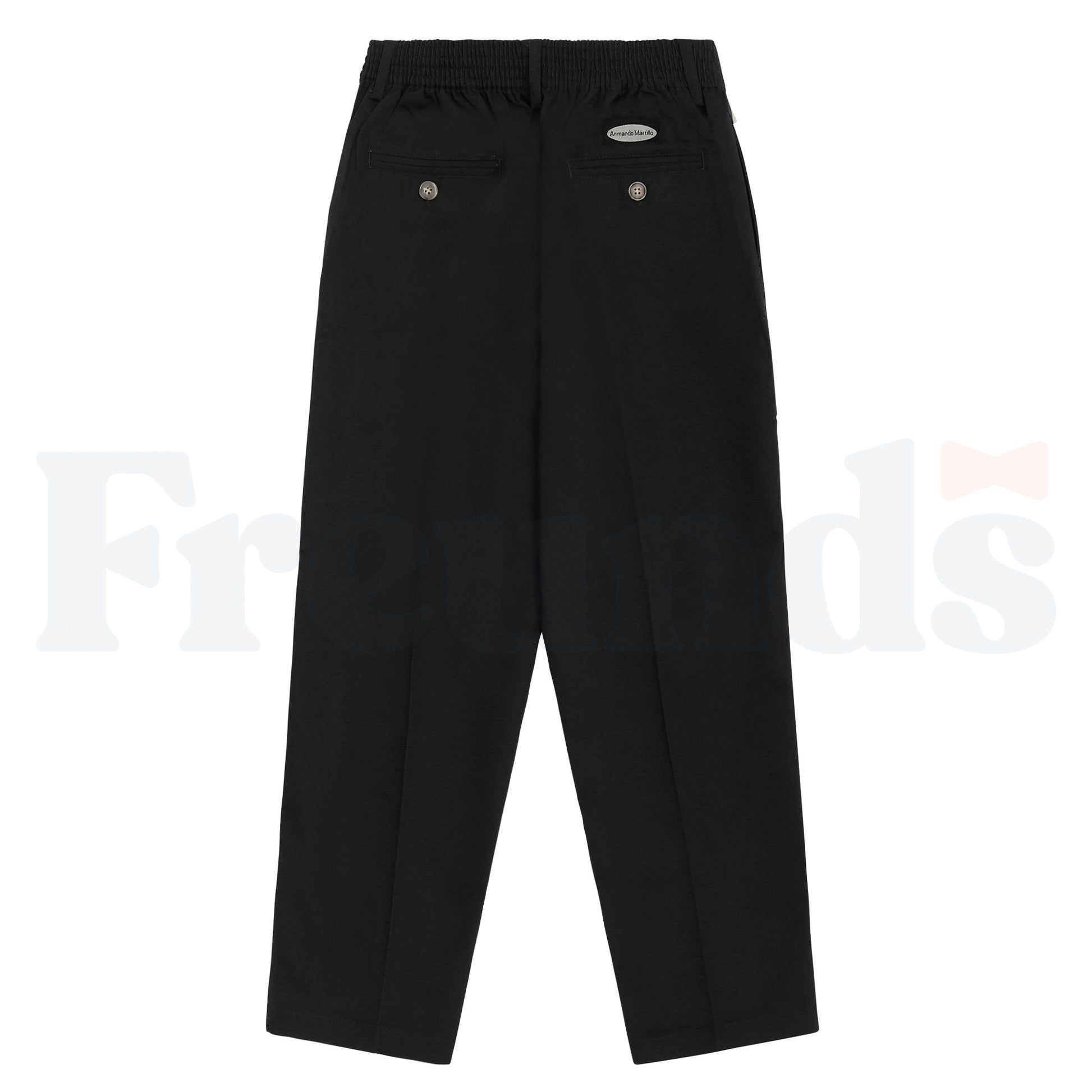 Armando Martillo Boys Poly/Cotton Pants - Husky Fit - Flat Front - Back Elastic - 158H -