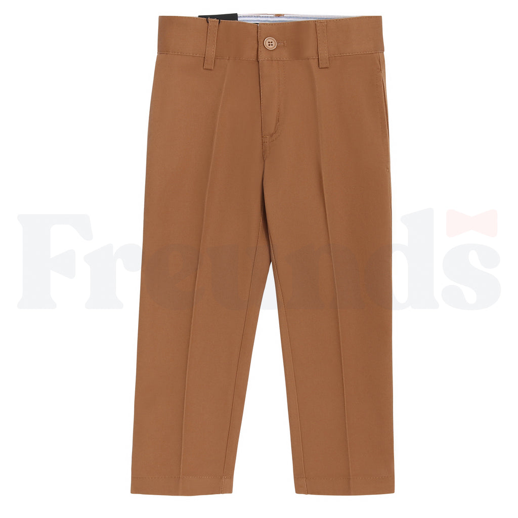 Armando Martillo Boys Poly/Cotton Pants - Slim Fit - Brown Collection - 159P -