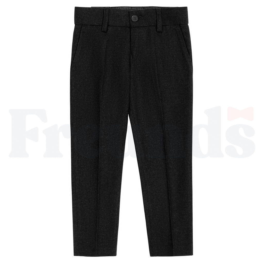 Armando Martillo Wool Look Dress Pants - Toddler Sizes - Adjustable Elastic - Slim Fit - 609S -
