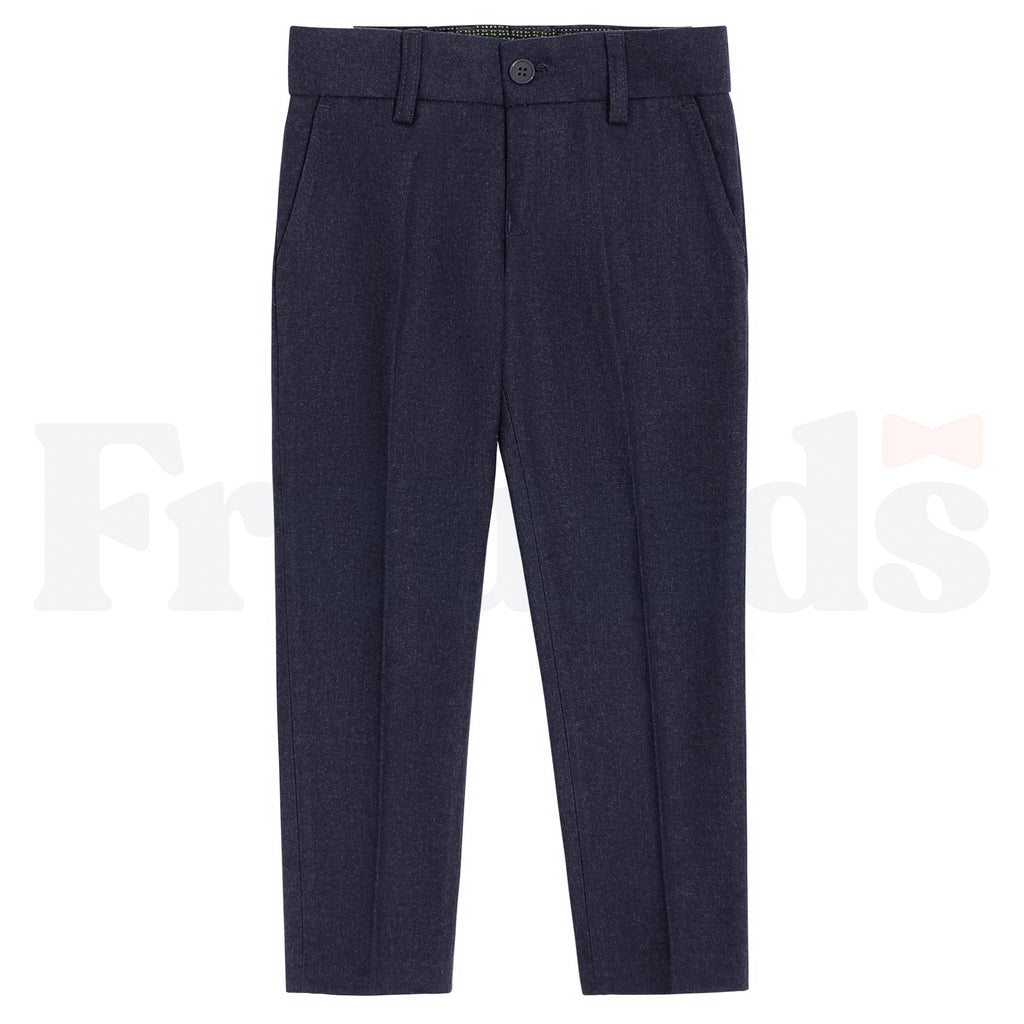 Armando Martillo Wool Look Dress Pants - Toddler Sizes - Adjustable Elastic - Slim Fit - 609S -