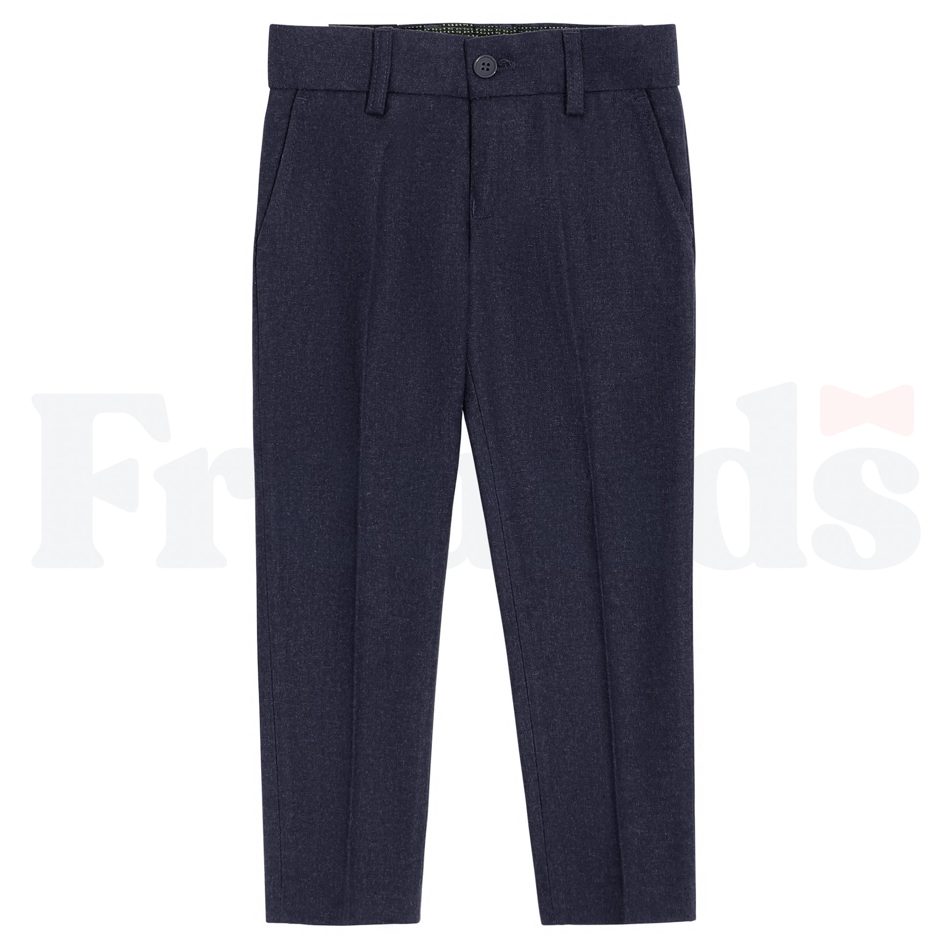 Armando Martillo Wool Look Dress Pants - Toddler Sizes - Adjustable Elastic - Slim Fit - 609S -