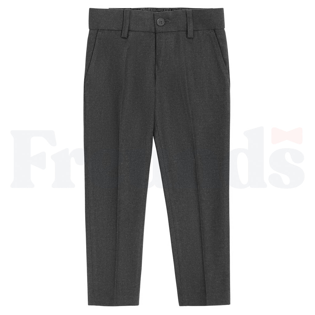 Armando Martillo Wool Look Dress Pants - Toddler Sizes - Adjustable Elastic - Slim Fit - 609S -