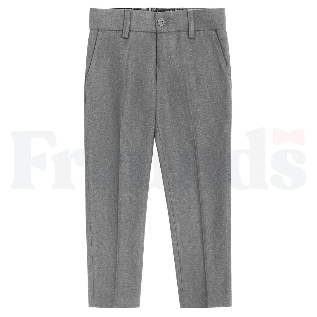 Armando Martillo Wool Look Dress Pants - Toddler Sizes - Adjustable Elastic - Slim Fit - 609S -