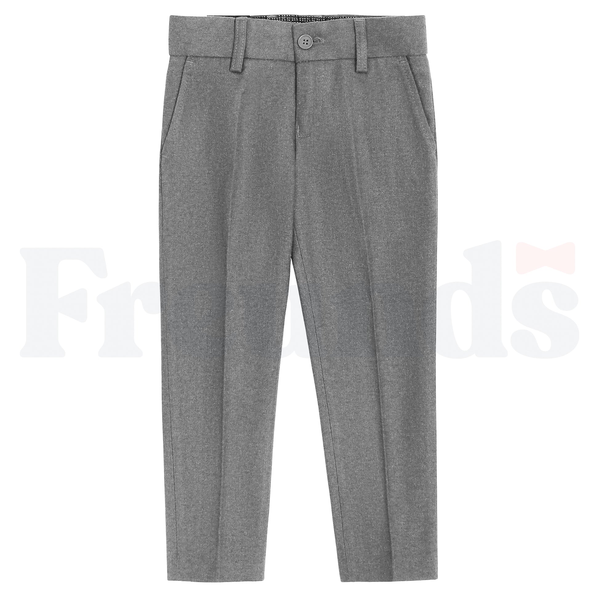 Armando Martillo Wool Look Dress Pants - Toddler Sizes - Adjustable Elastic - Slim Fit - 609S -