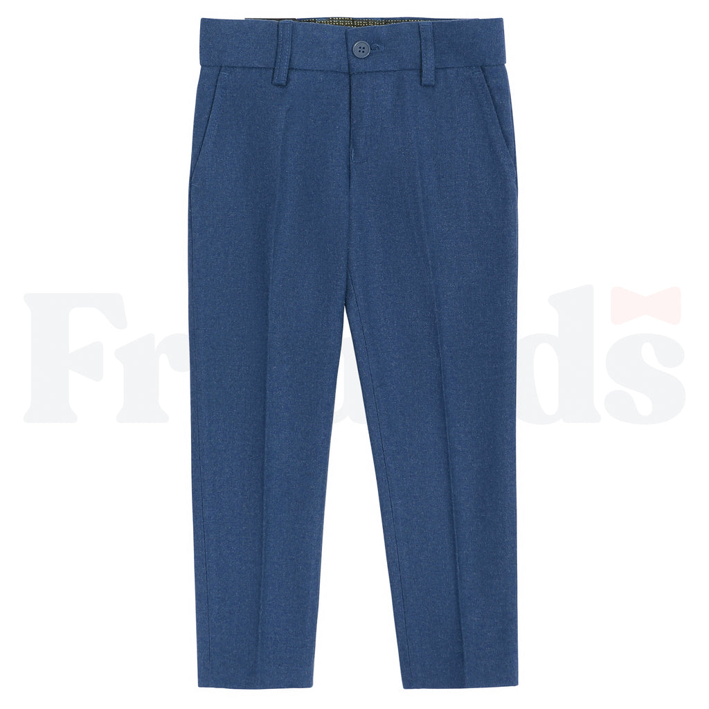 Armando Martillo Wool Look Dress Pants - Toddler Sizes - Adjustable Elastic - Skinny Fit - 609SK -