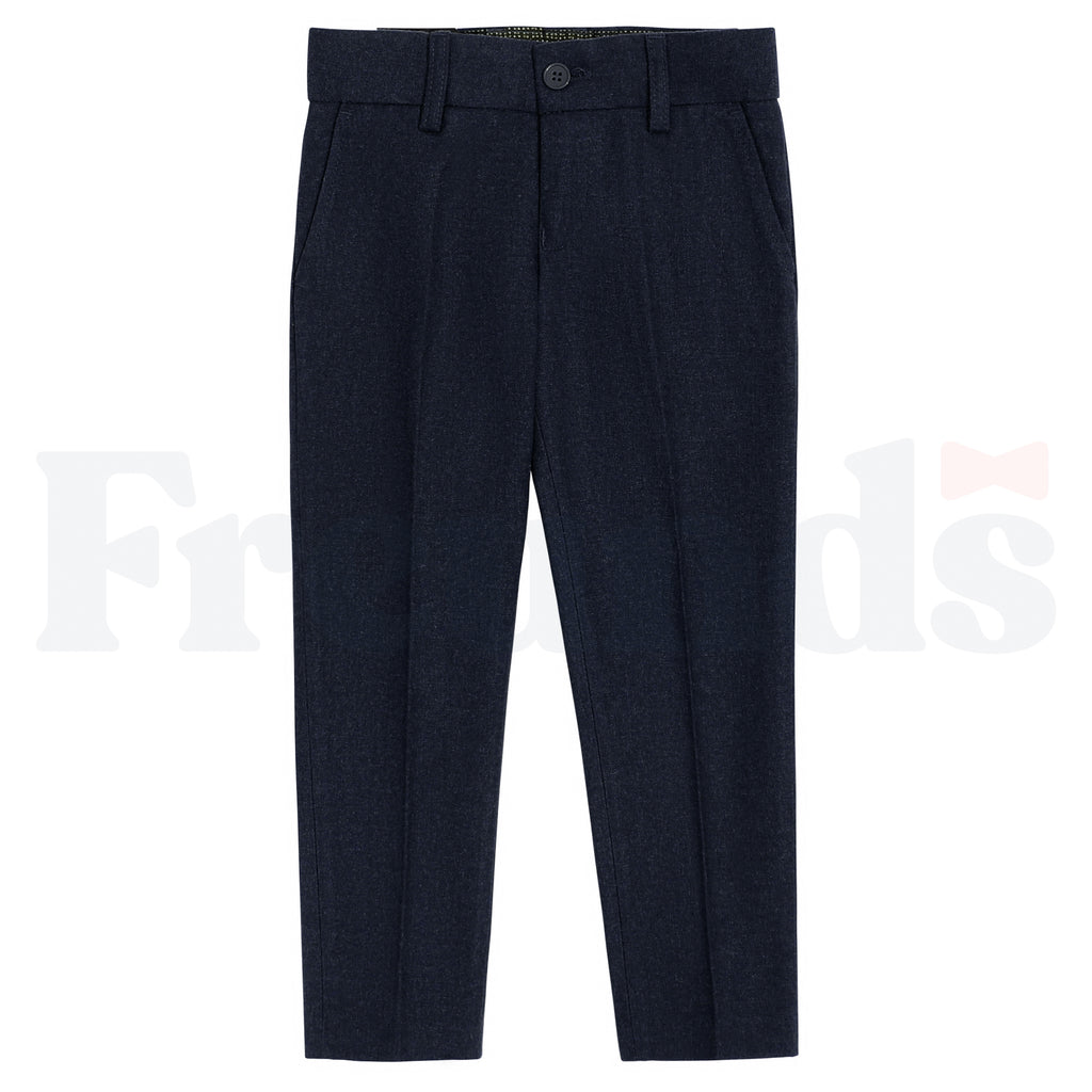 Armando Martillo Wool Look Dress Pants - Toddler Sizes - Adjustable Elastic - Slim Fit - 609S -